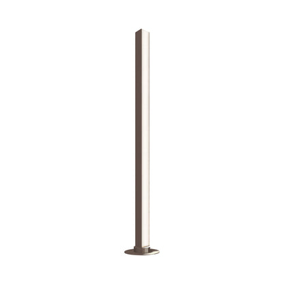 Stick LED Floor Lamp in Brushed Bronze Nickel.