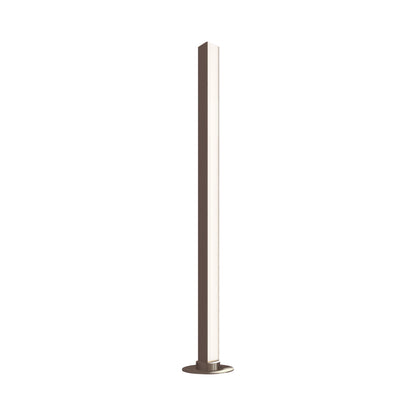 Stick LED Floor Lamp in Brushed Bronze Nickel.