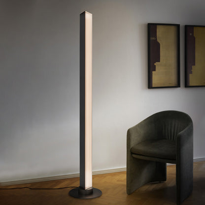 Stick LED Floor Lamp in living room.