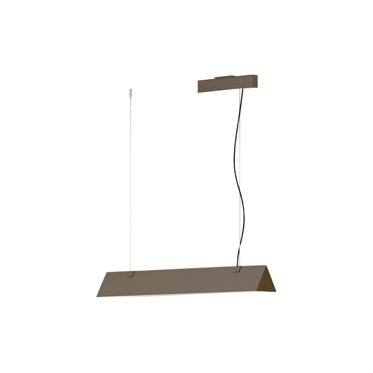 Stick LED Pendant Light in Brushed Bronze Nickel (Small).