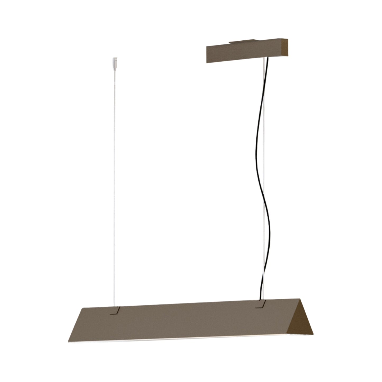Stick LED Pendant Light in Brushed Bronze Nickel (Large).