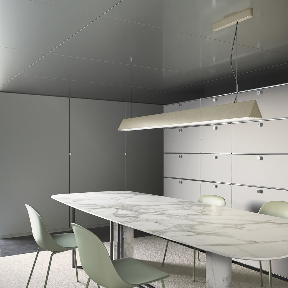 Stick LED Pendant Light in living room.