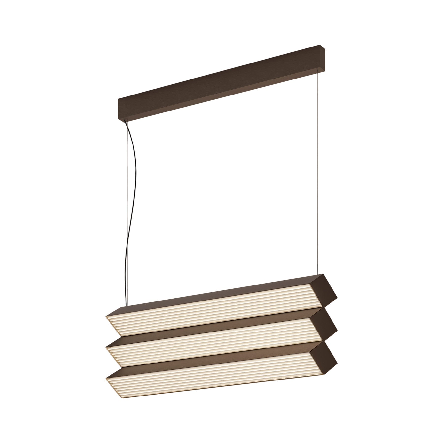 Stick LED Trio Pendant Light.