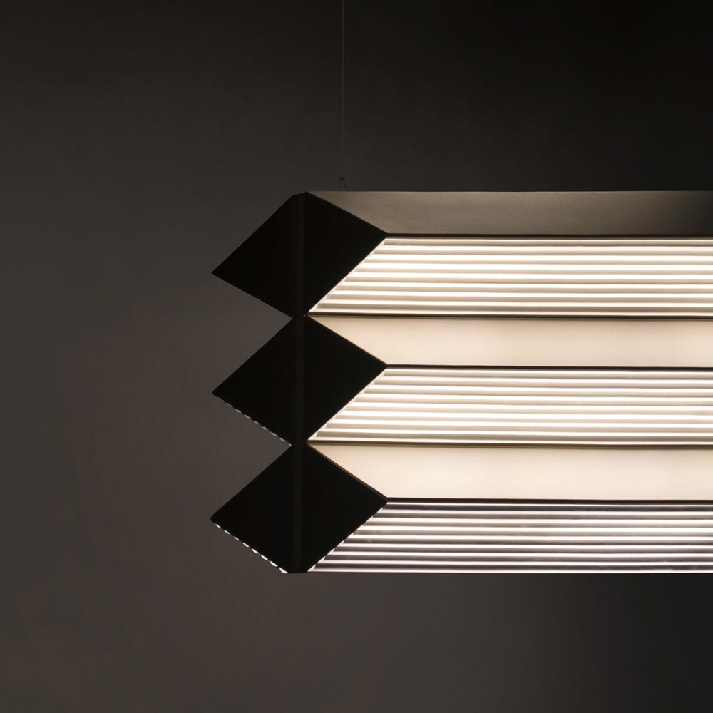 Stick LED Trio Pendant Light in Detail.