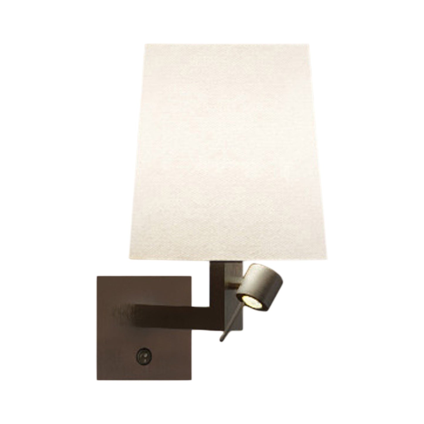 Tonda LED Wall Light in Brushed Bronze.