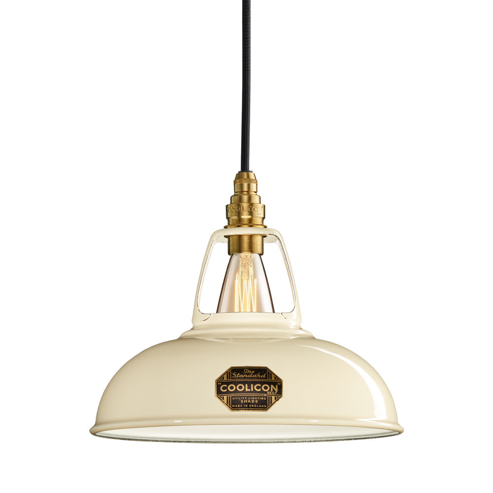 Standard Pendant Light in Cream (Small).