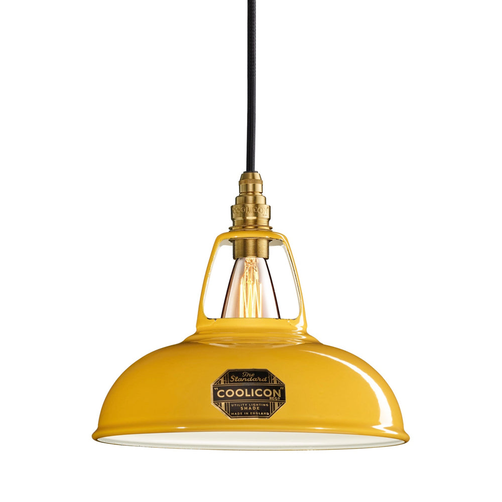 Standard Pendant Light in Deep Yellow (Small).