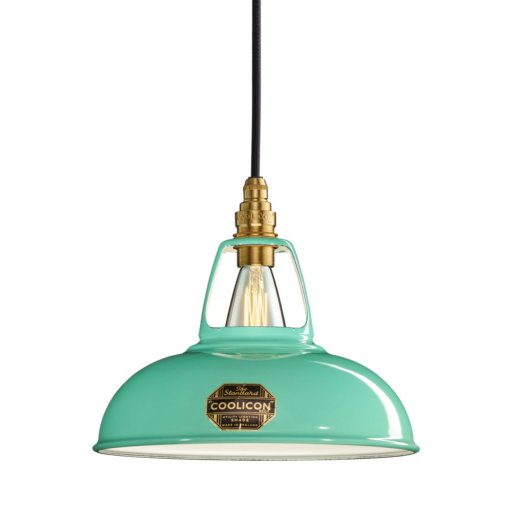 Standard Pendant Light in Fresh Teal (Small).