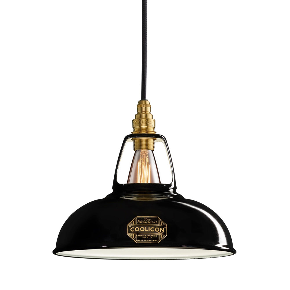 Standard Pendant Light in Jet Black (Small).