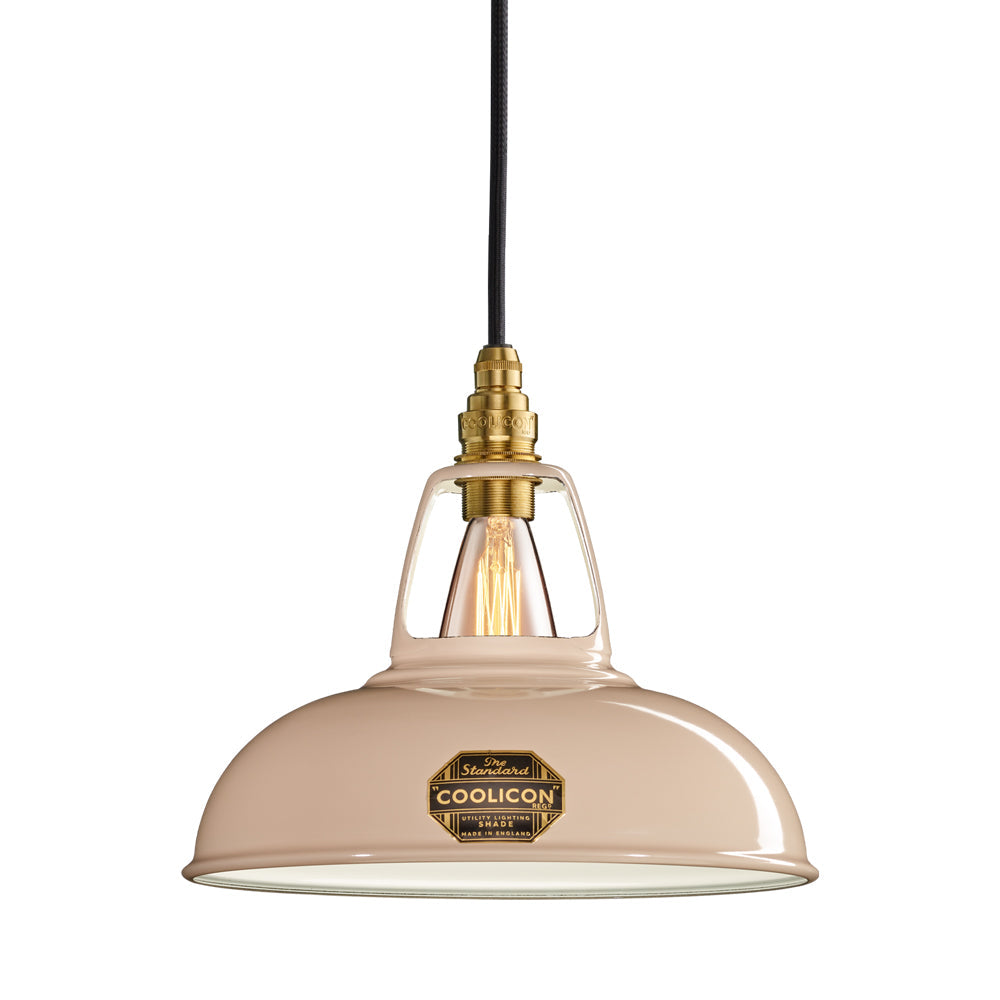 Standard Pendant Light in Latte Brown (Small).