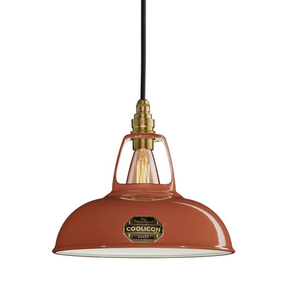 Standard Pendant Light in Terracotta.