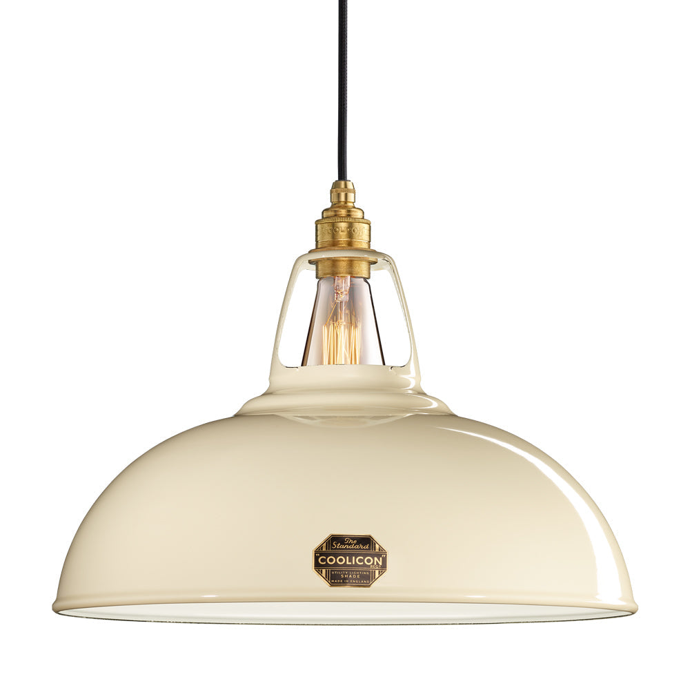 Standard Pendant Light in Cream (Large).