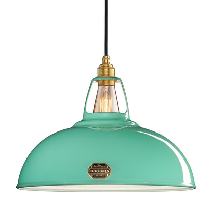 Standard Pendant Light in Fresh Teal (Large).