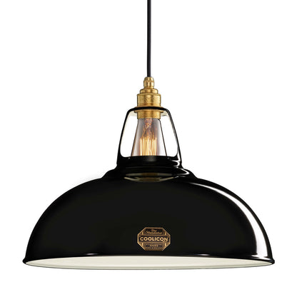 Standard Pendant Light in Jet Black (Large).
