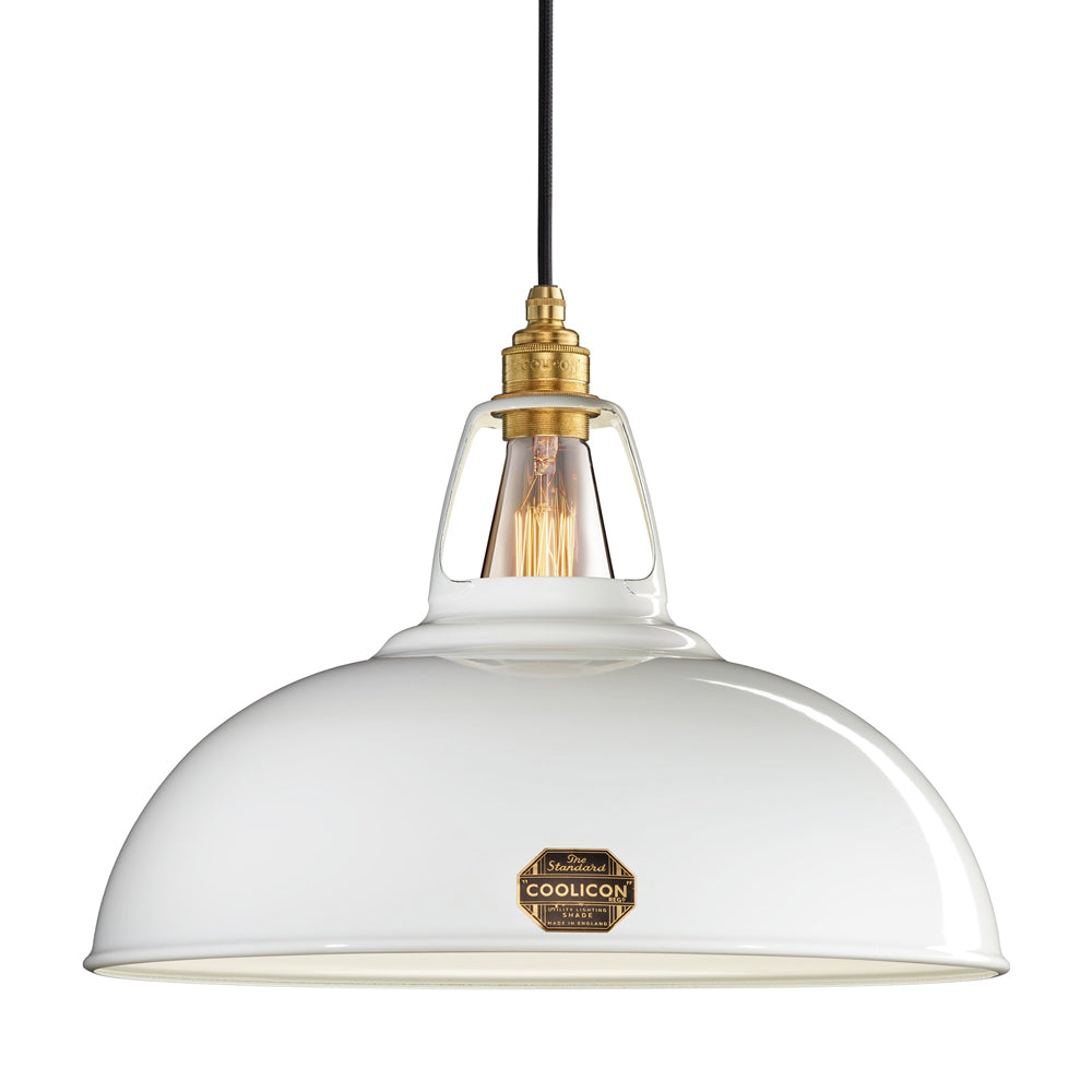 Standard Pendant Light in Original White (Large).