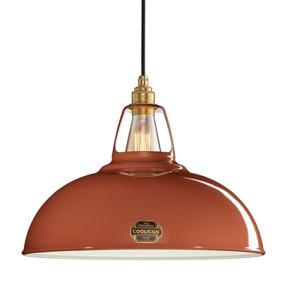 Standard Pendant Light in Terracotta (Large).