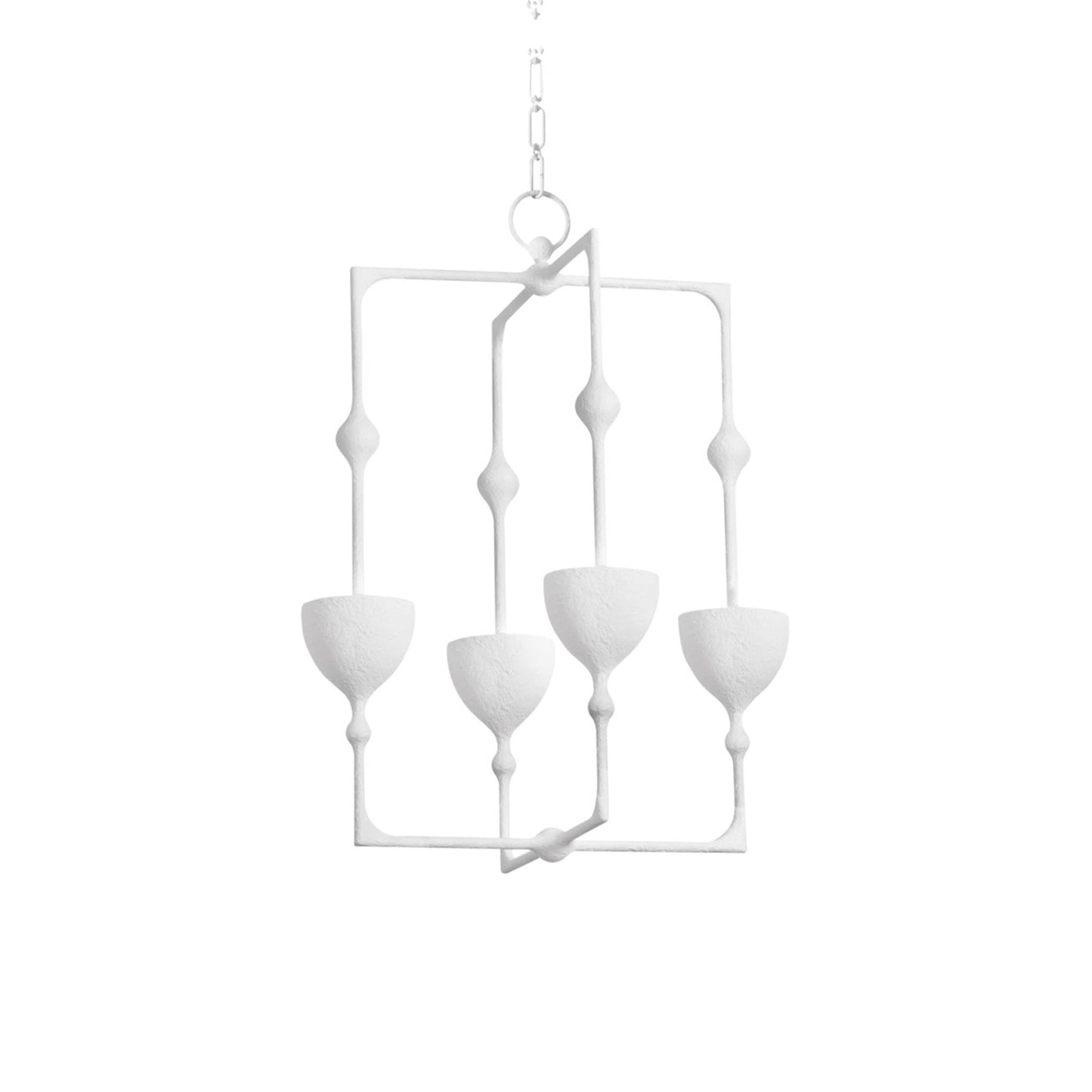 Antalya LED Pendant Light in Gesso White (Large).