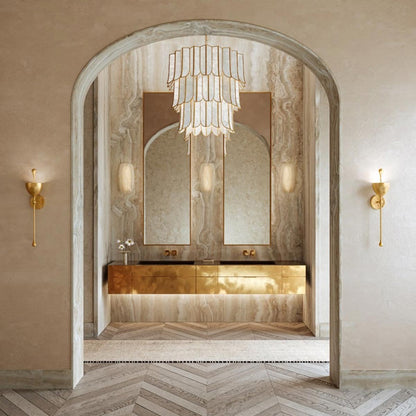 Antalya LED Wall Light in bathroom.