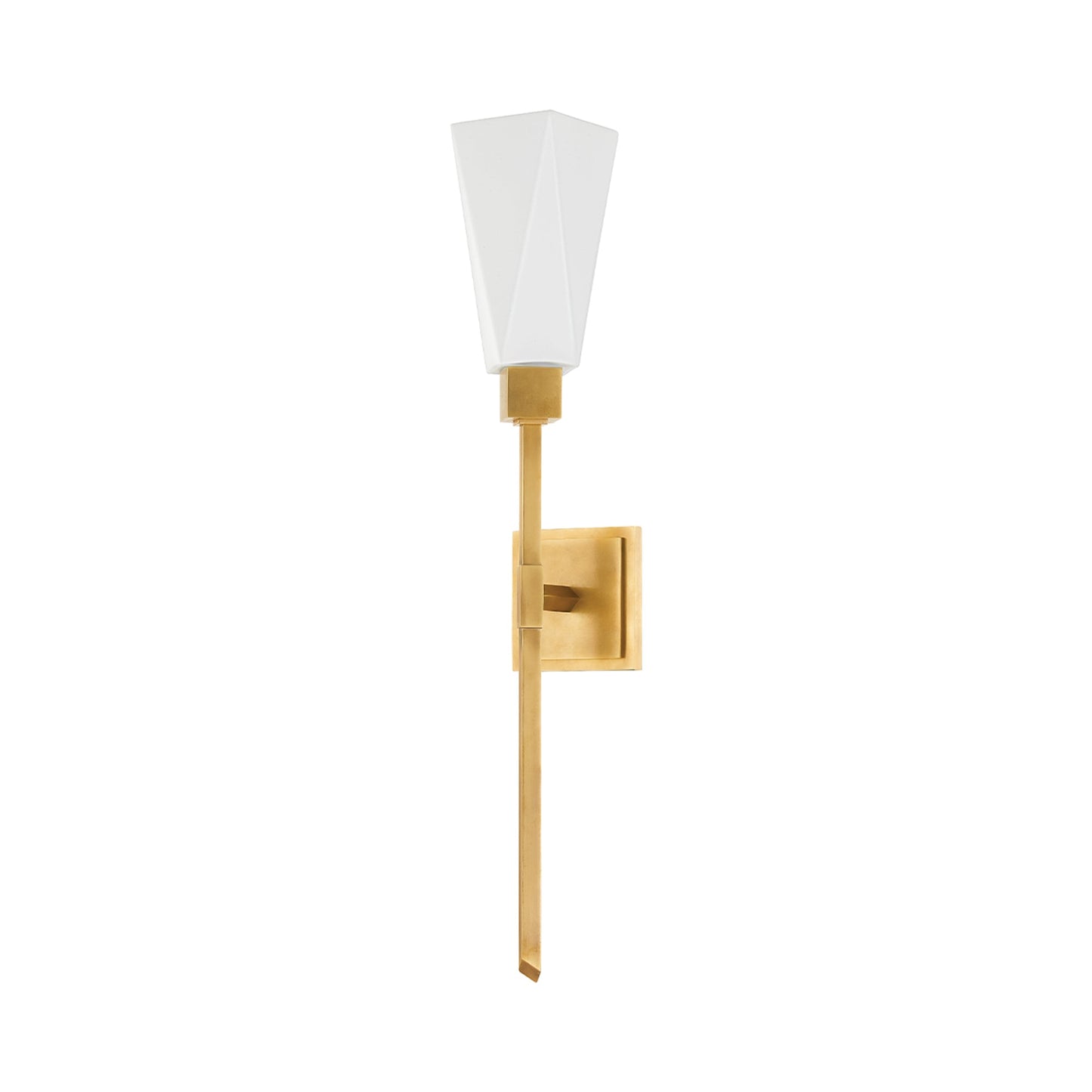 Artemis Wall Light in Vintage Brass.