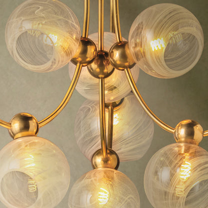 Astraia Chandelier in Detail.
