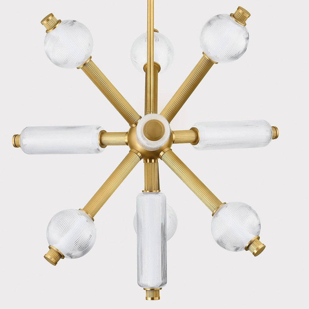 Atom LED Chandelier in Detail.