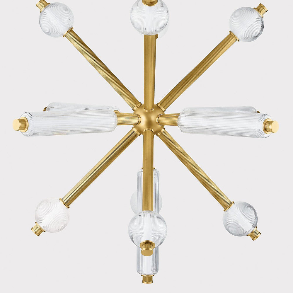 Atom LED Chandelier in Detail.