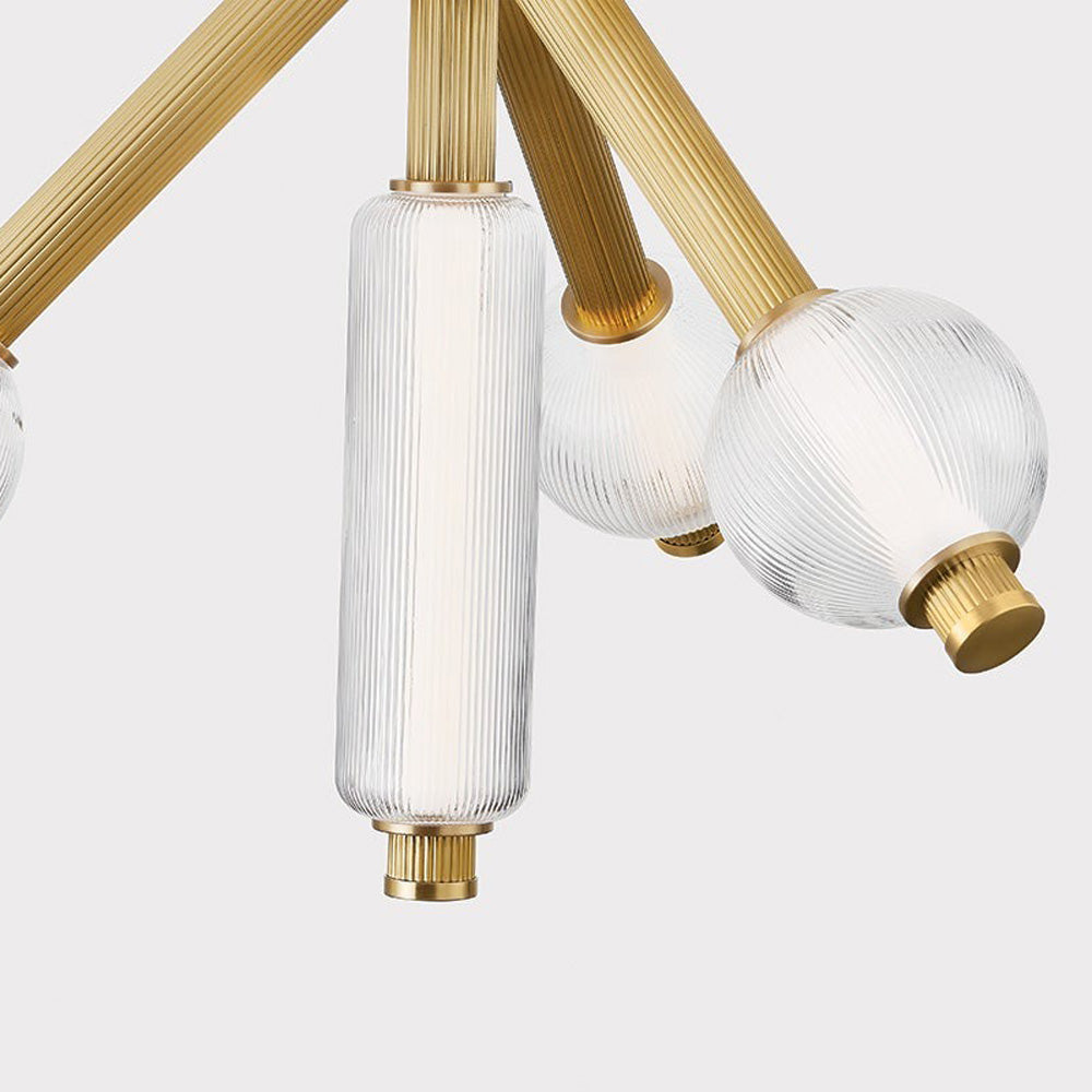 Atom LED Chandelier in Detail.