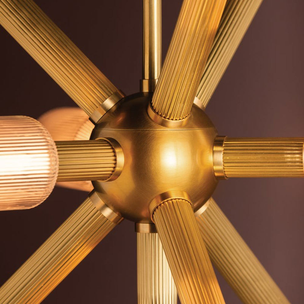 Atom LED Chandelier in Detail.
