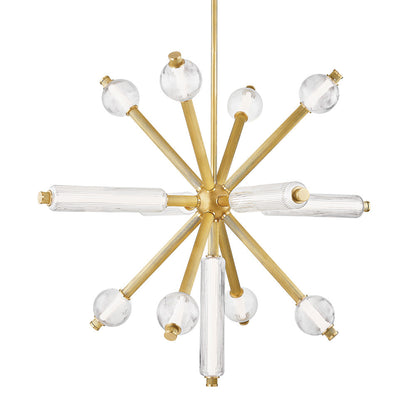 Atom LED Chandelier in Detail.