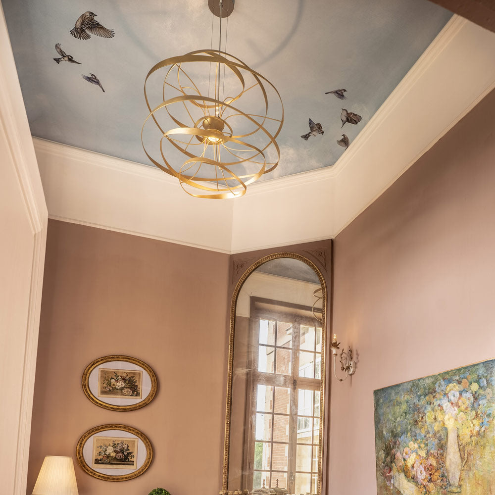 Calligraphy LED Pendant Light in Detail.