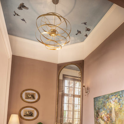 Calligraphy LED Pendant Light in Detail.