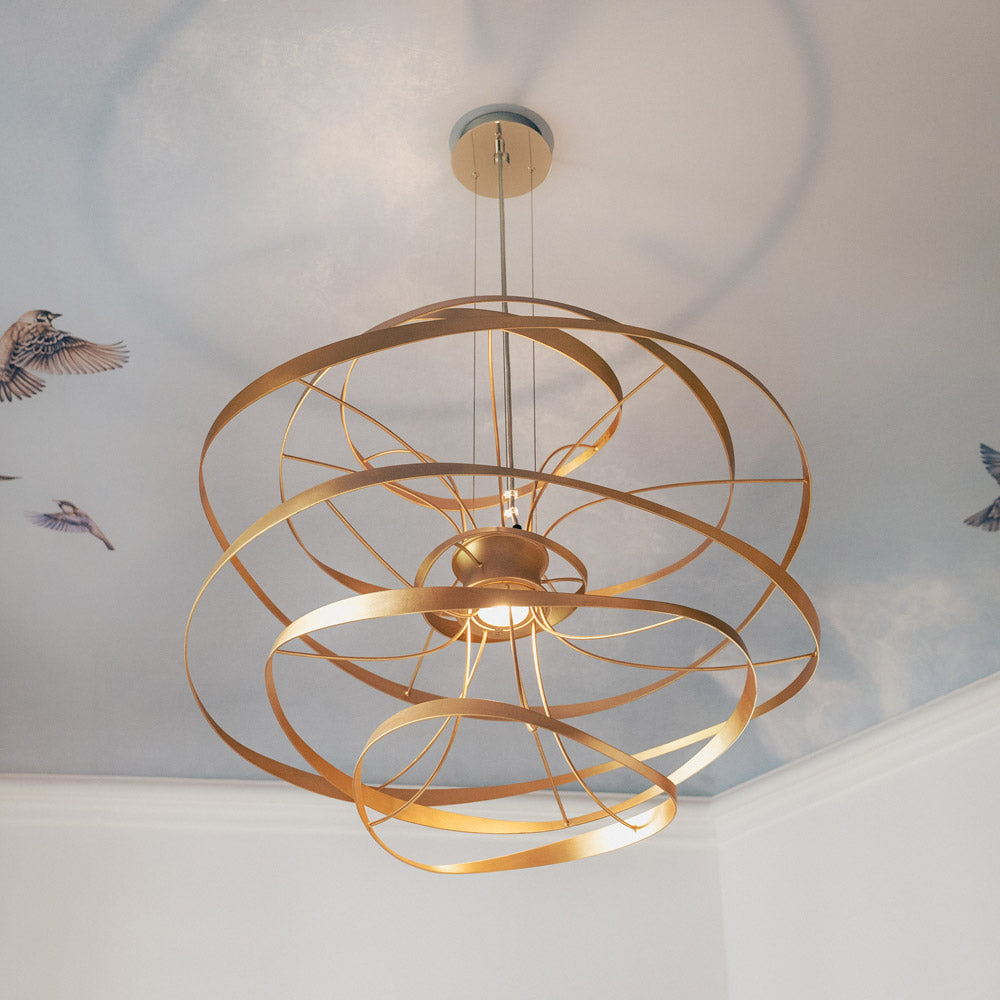 Calligraphy LED Pendant Light in Detail.