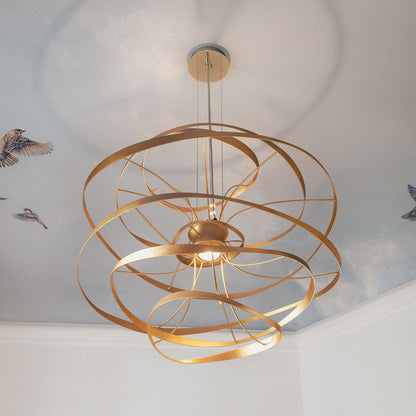 Calligraphy LED Pendant Light in Detail.