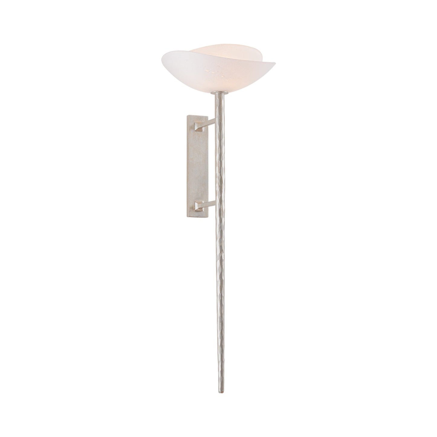 Coppa Wall Light in Warm Silver.