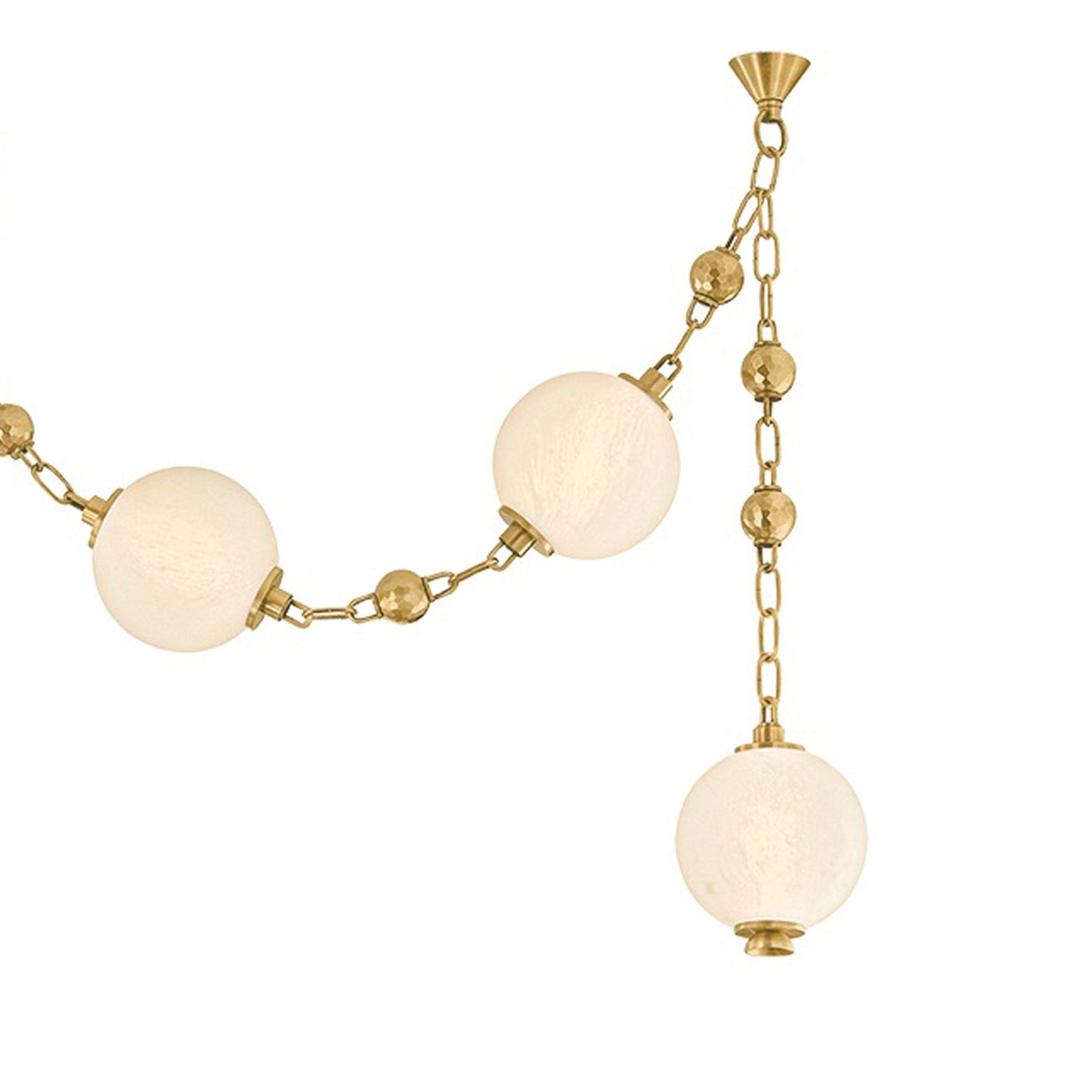 Corda LED Linear Chandelier in Detail.