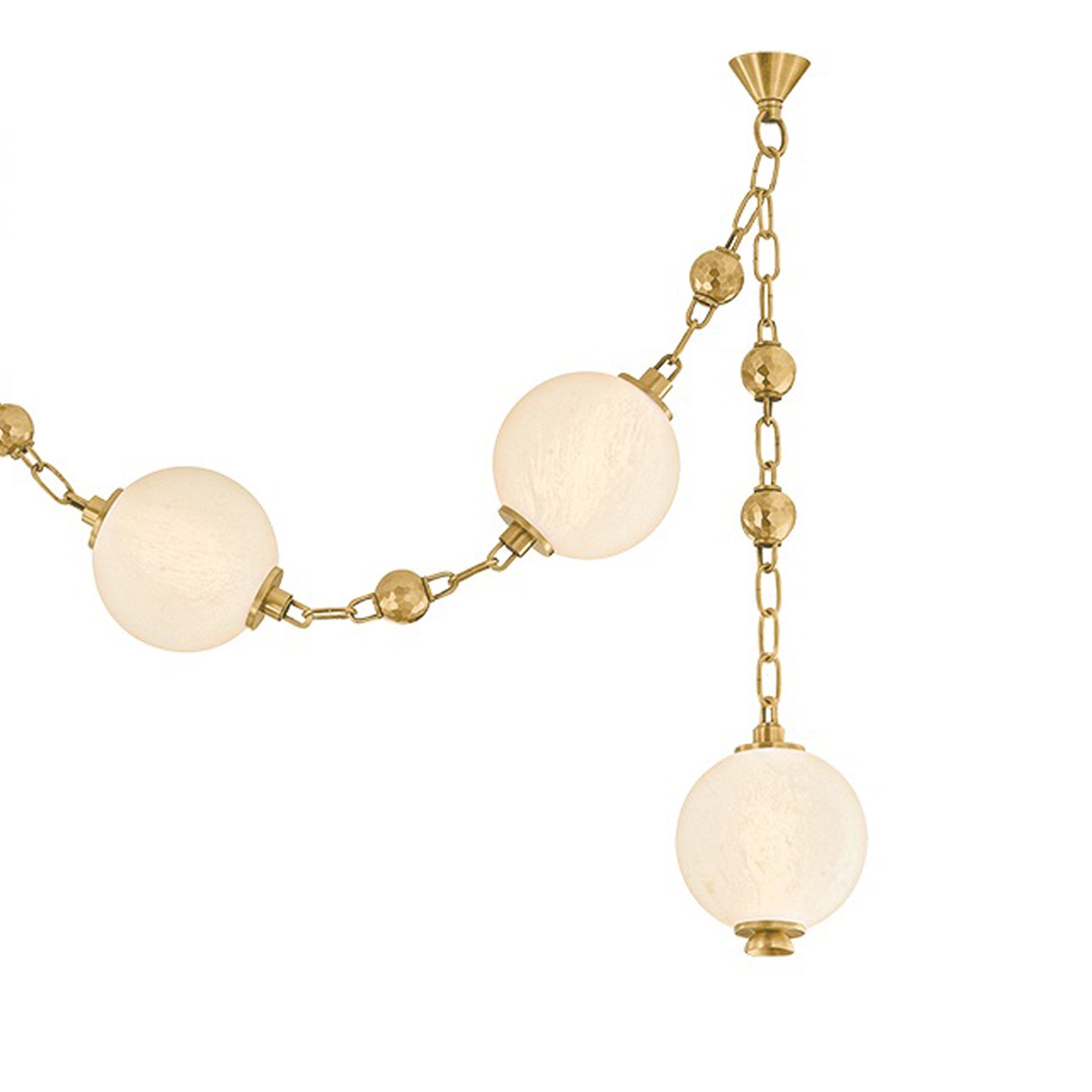 Corda LED Linear Chandelier in Detail.