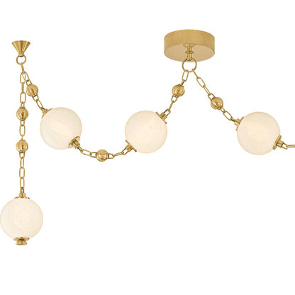 Corda LED Linear Chandelier in Detail.