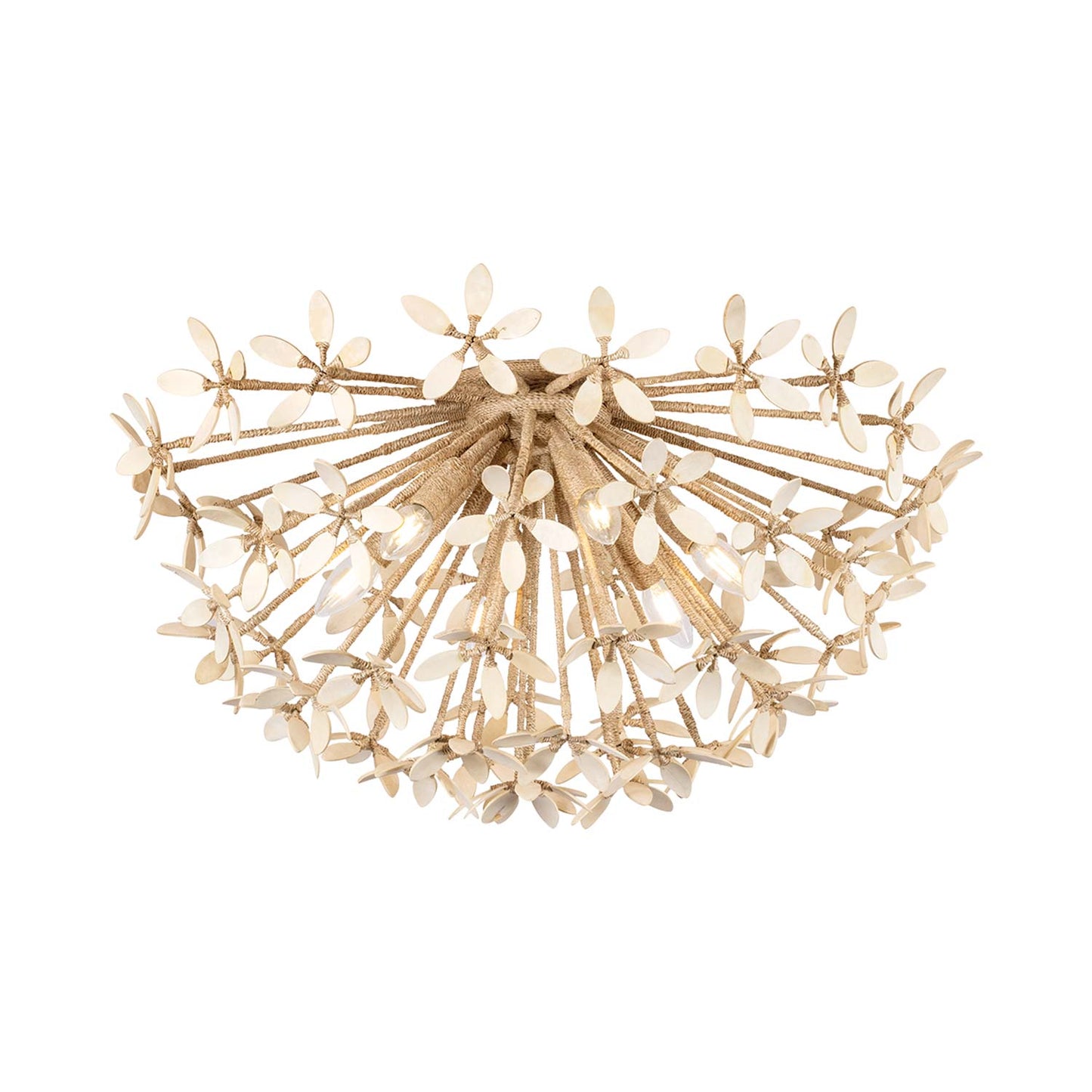 Corfu Semi Flush Mount Ceiling Light (30-Inch).