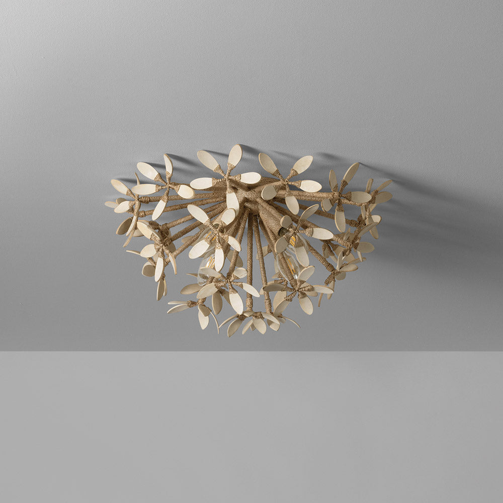 Corfu Semi Flush Mount Ceiling Light in Detail.