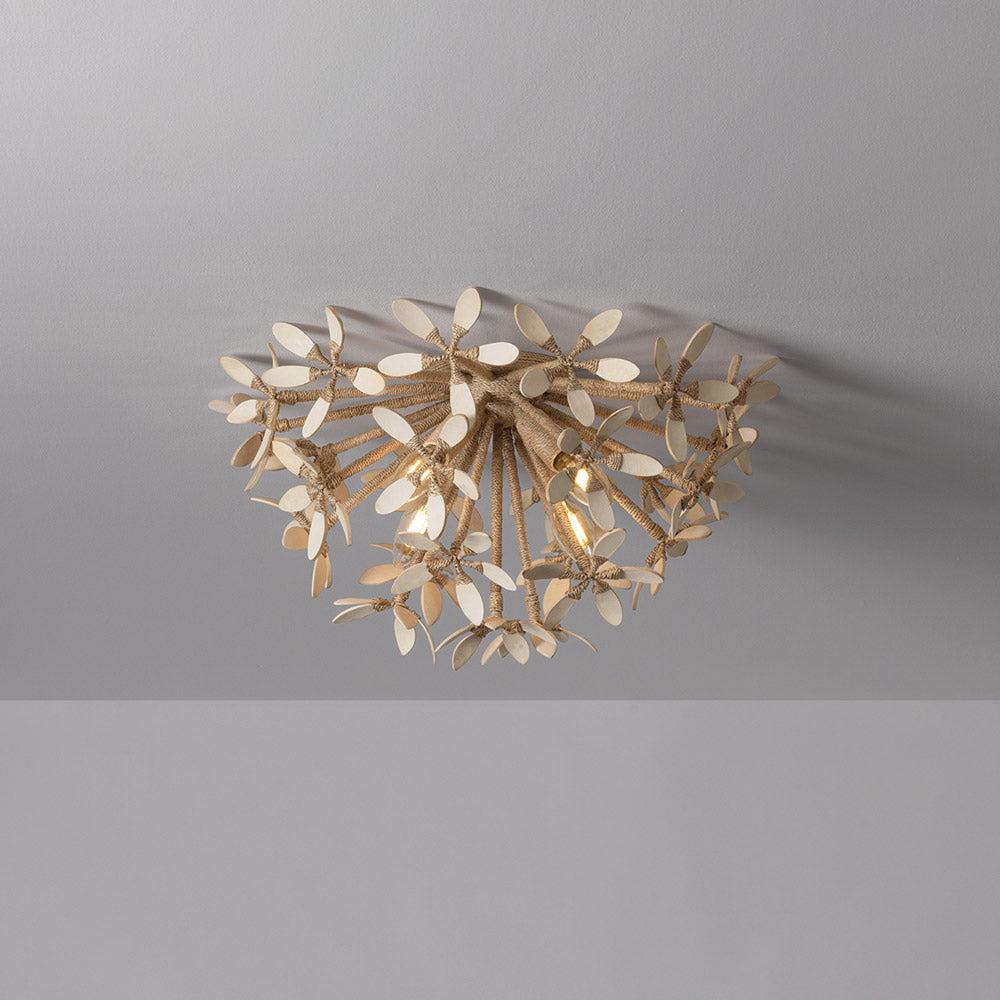 Corfu Semi Flush Mount Ceiling Light in Detail.