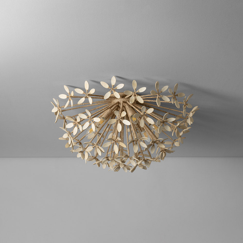 Corfu Semi Flush Mount Ceiling Light in Detail.