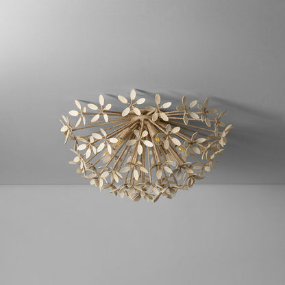 Corfu Semi Flush Mount Ceiling Light in Detail.