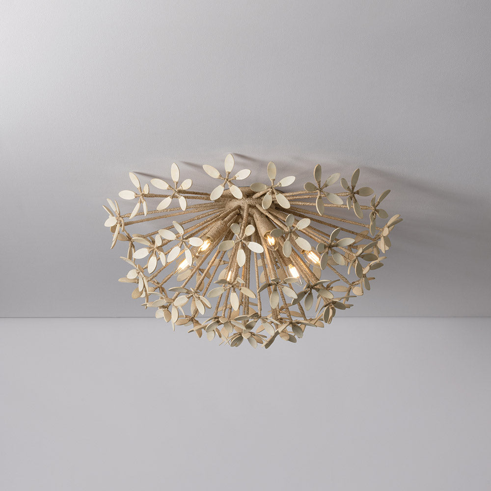 Corfu Semi Flush Mount Ceiling Light in Detail.