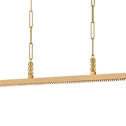 Cortina LED Linear Pendant Light in Detail.