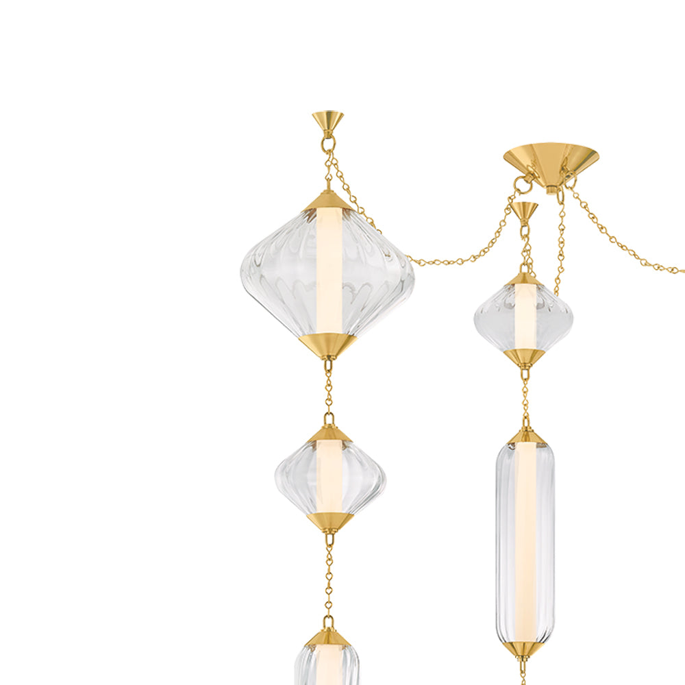Fiorello LED Chandelier in Detail.