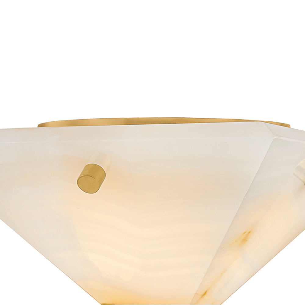 Geo LED Flush Mount Ceiling Light in Detail.