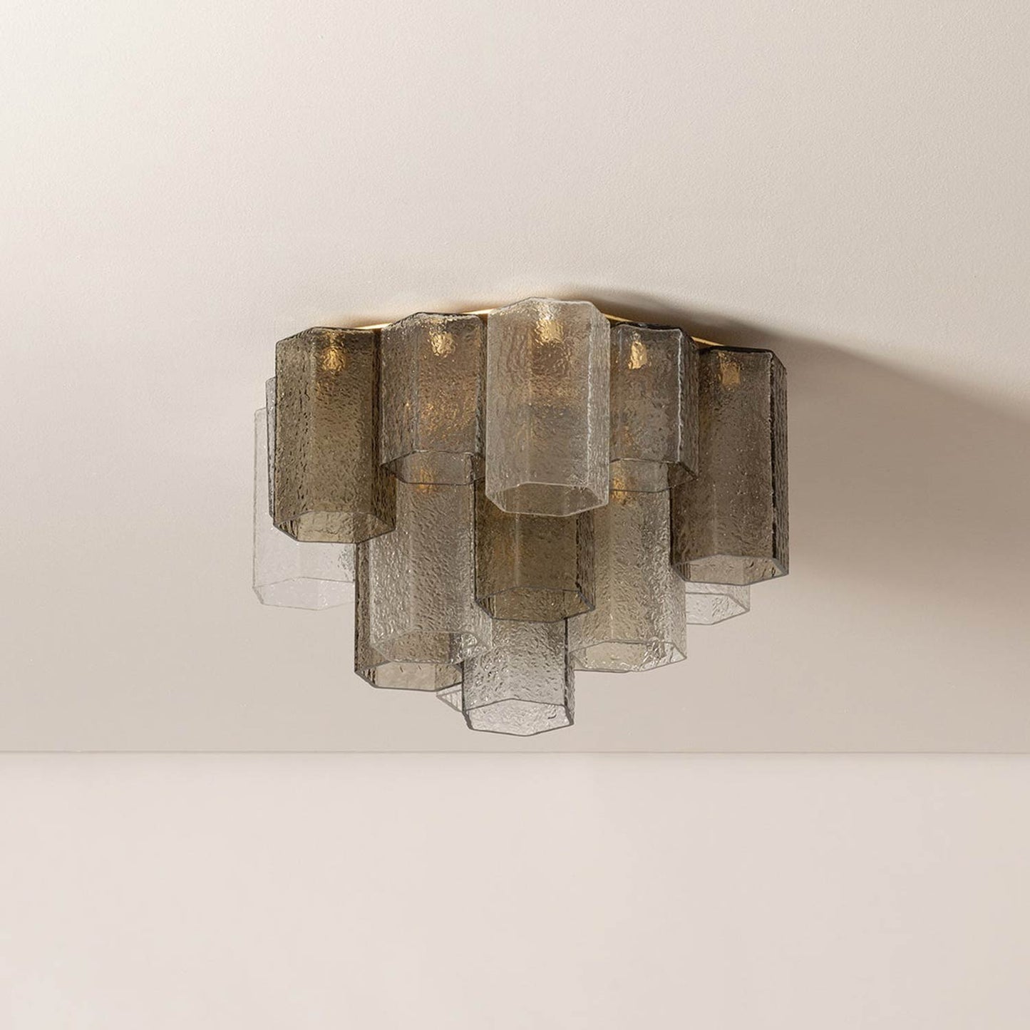 Helsinki Semi Flush Mount Ceiling Light in Detail.