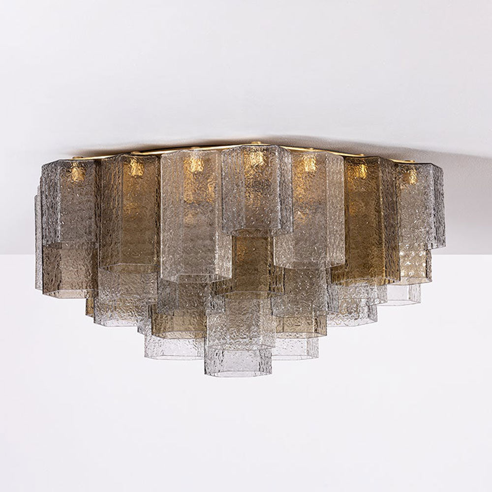 Helsinki Semi Flush Mount Ceiling Light in Detail.