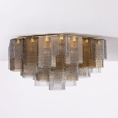 Helsinki Semi Flush Mount Ceiling Light in Detail.