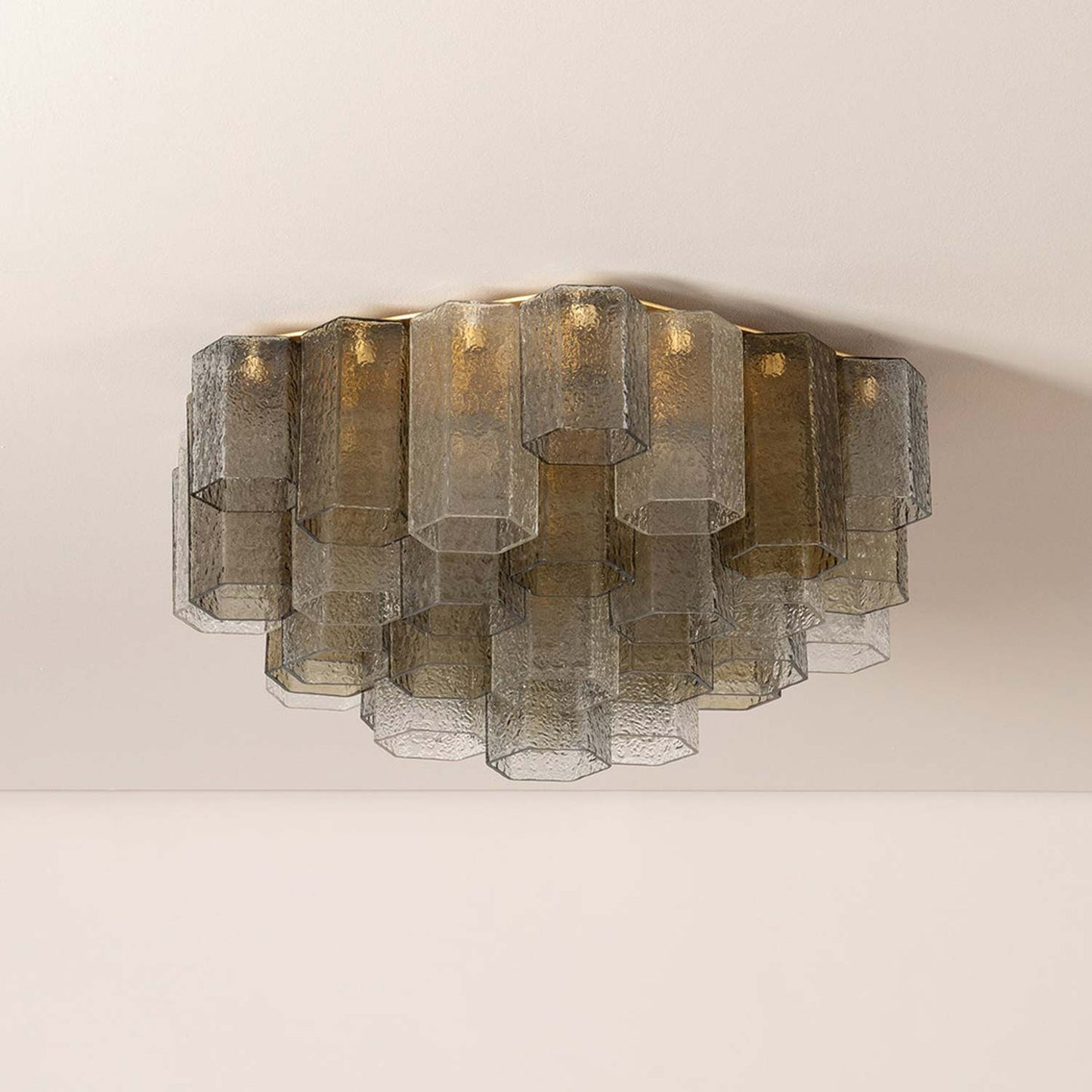 Helsinki Semi Flush Mount Ceiling Light in Detail.